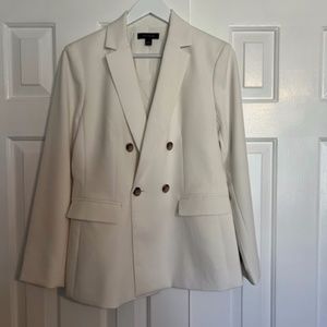 Ann Taylor White Blazer